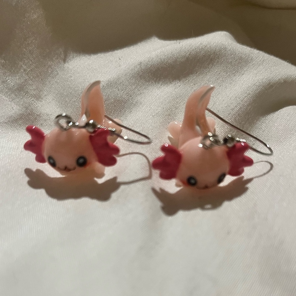 Cute Axolotl Earrings